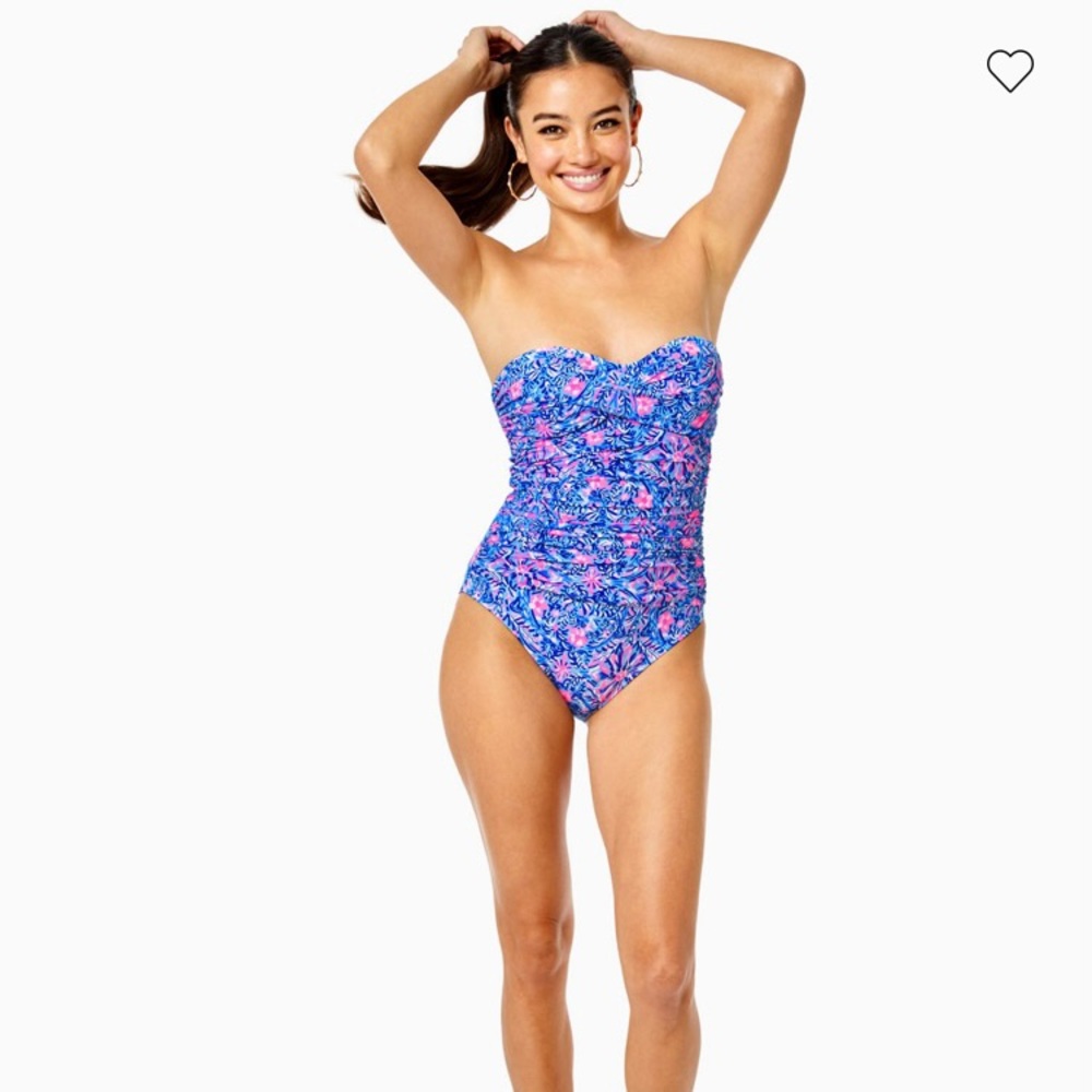 BRAND NEW Lilly Pulitzer Flamenco One Piece Swimsuit with tags & liner